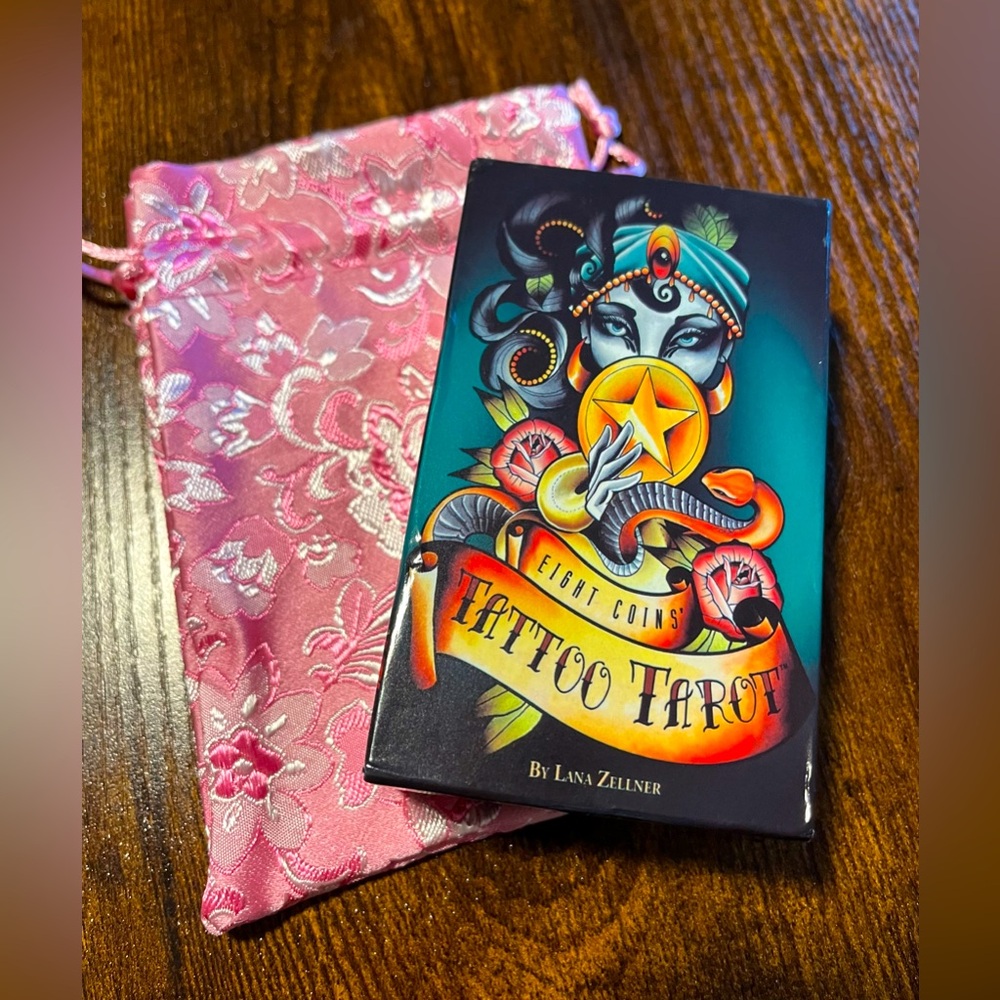 Eight Coins “Tattoo” Tarot Deck Bundle - Picture 2 of 13